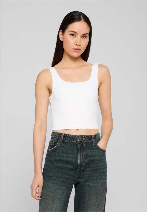 Produktbild Urban Classics Ladies Cropped Polyamide Top 2-Pack black+white S (S)