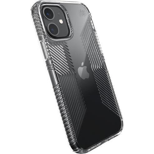 speck Presidio Perfect-Clear Grip (Apple iPhone 12, Realme 12 Pro+), Smartphone Hülle, Transparent