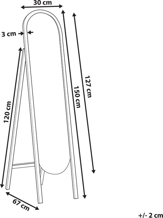 Immagine prodotto Beliani Chelles (30 x 150 cm)