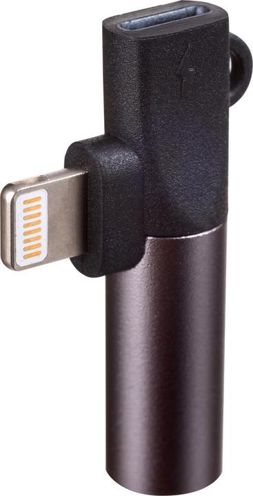 Produktbild Akyga Adapter AK-AD-63 Lightning (m) / Lightning (f) / Klinke 3,5 mm (Lightning, 3.5mm Klinke)