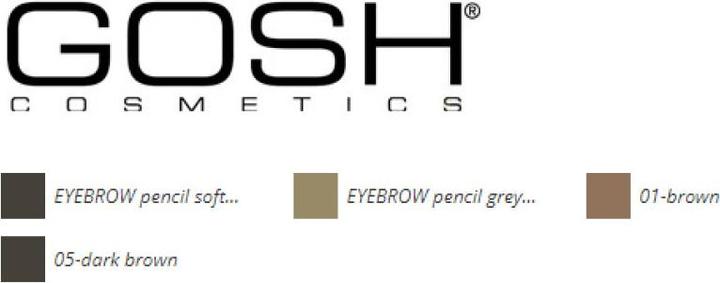Image du produit Gosh Crayon EYEBROW #05-marron foncé (Dark Brown)