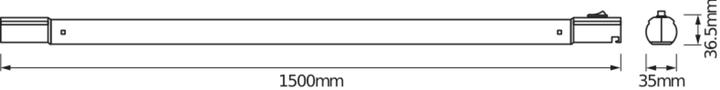 Produktbild Osram LED Unterbauleuchte TubeKIT™ 1500mm 21.5W 3000K Warm weiss 4099854538742 (2150 lm, G5)