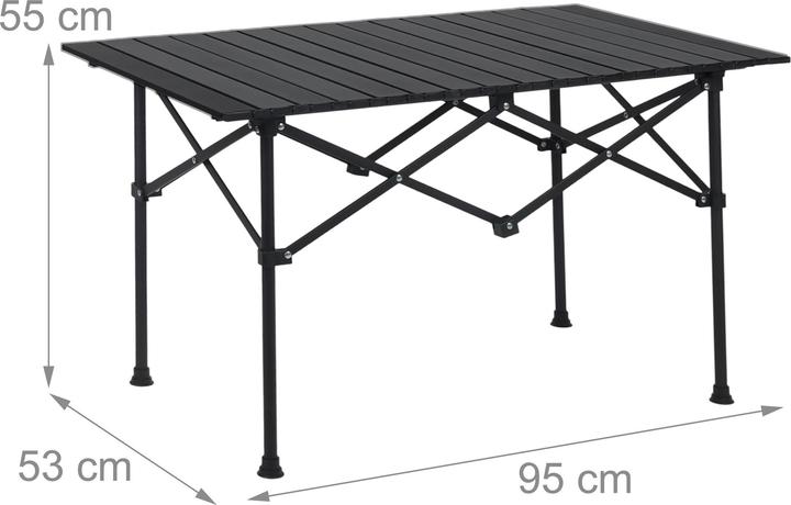 Produktbild Relaxdays Faltbarer Campingtisch aus Stahl