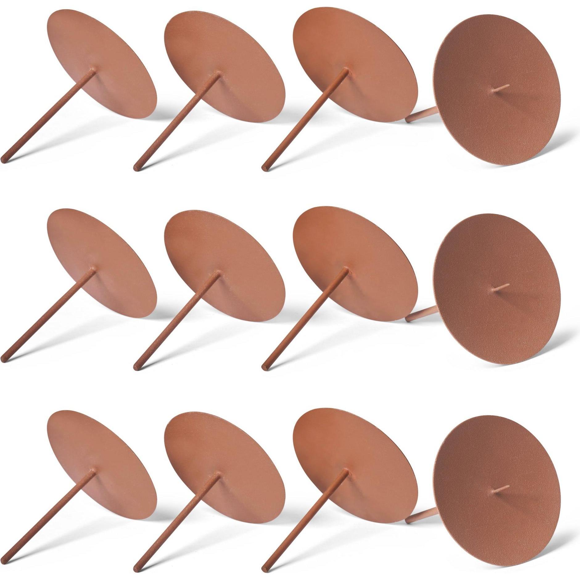 Thumbnail - Novaliv, Kerzenständer, 12x Kerzenpick Dorn, 7,5 cm ROST Kerzenhalter für Adventskranz Kerzenpin Weihnachtskranz