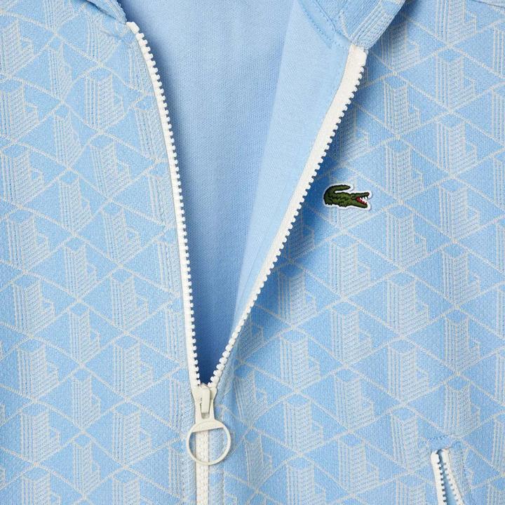 Immagine prodotto Lacoste Jacquard Felpa con Cappuccio e Zip Intera Monogramma Donna (34)
