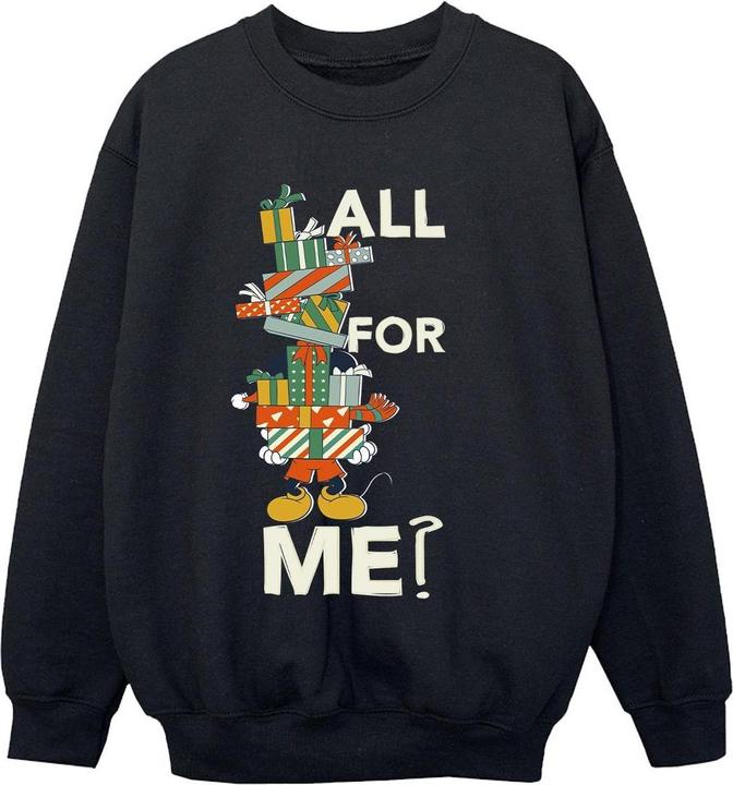Actual product image Disney Boys Mickey Mouse Presents All For Me Sweatshirt (128)