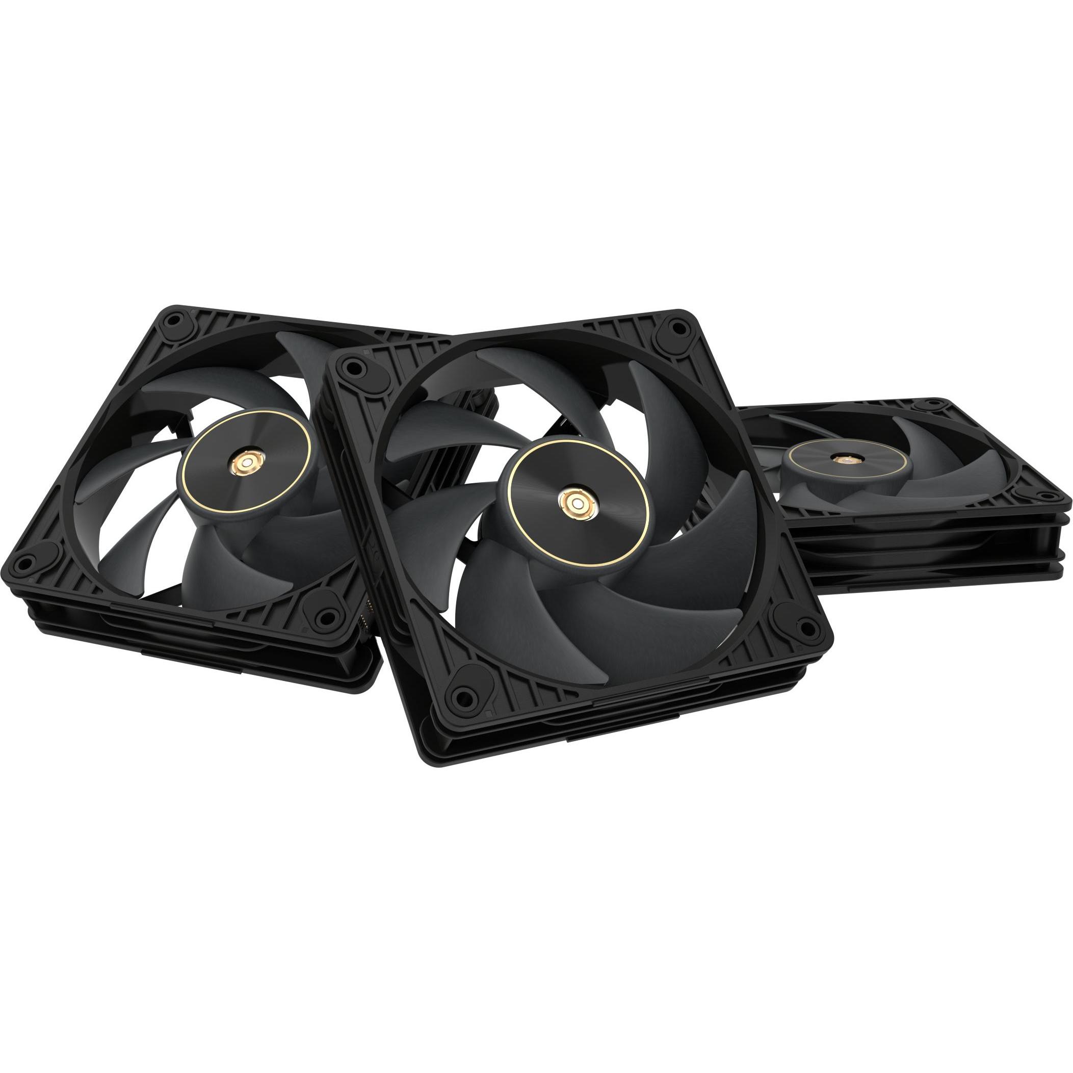 ASUS LÜFTER PROART PF120 FAN PWM BLACK 3IN1 (120 mm, 3x), PC Lüfter, Schwarz