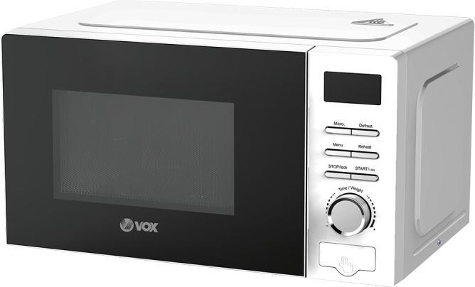 Image du produit Vox microvawe Four MD40 (20 L, Puissance : 700 W, 8 Prog., blanc) (20 l)