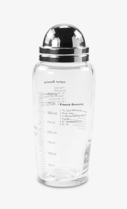 Produktbild WMF Salat Dressingshaker Mixer für Salatsauce 400ml Glasbehälter Messkala 5 Rezepte (400 ml)
