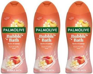 Produktbild Palmolive Revive & Indulge Peach & Vanilla Scented Bubble Bath 500ml (500 ml, Badeperlen)