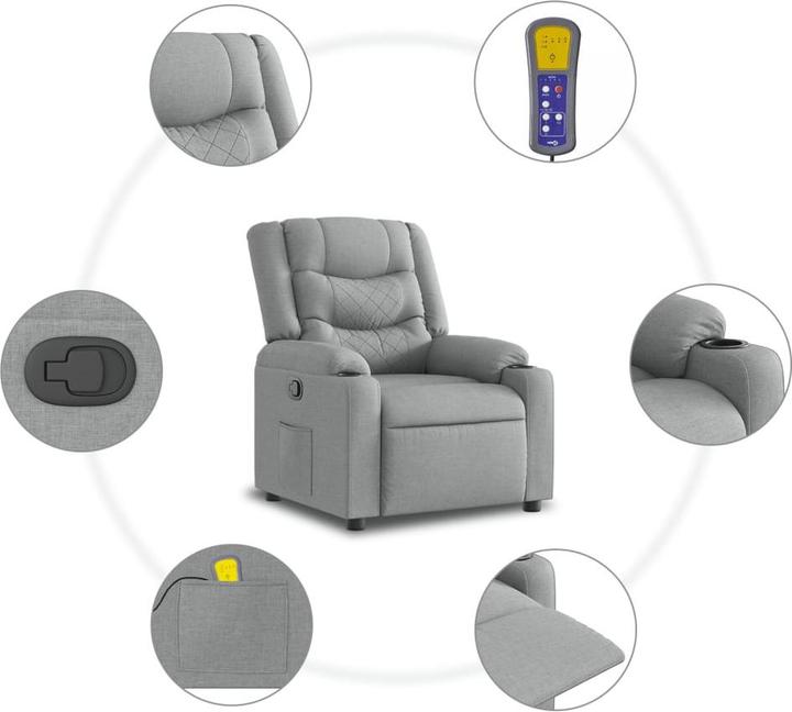 Actual product image VidaXL Massage-Relaxsessel
