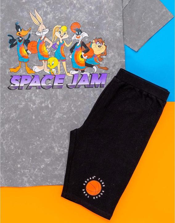 Actual product image Space Jam Tshirt And Shorts (XL)