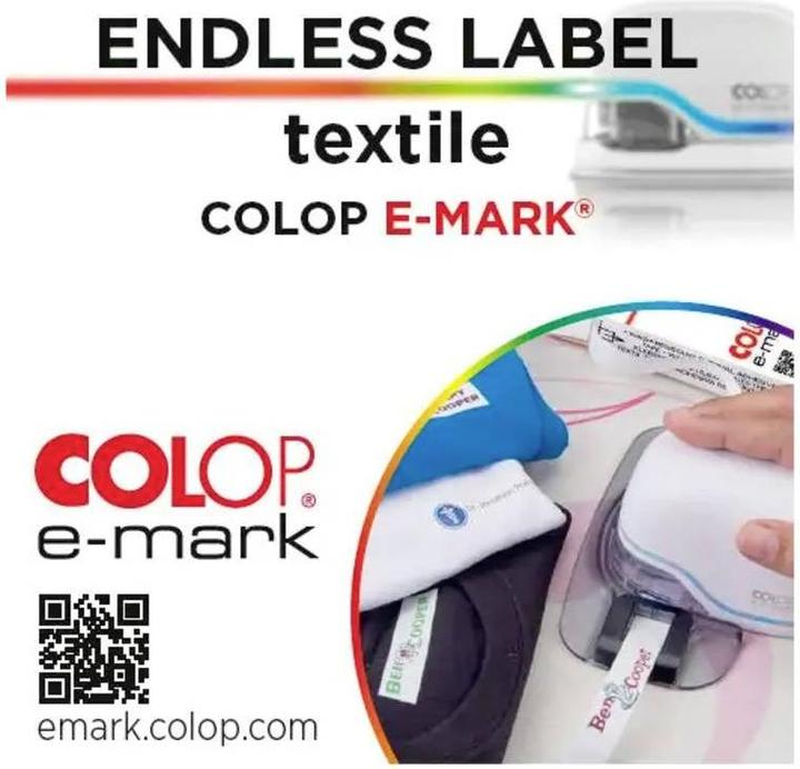 Produktbild Colop Textilband e-mark, 1 Rolle