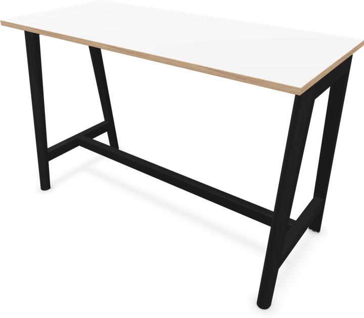 Wood | Ash stained black, White