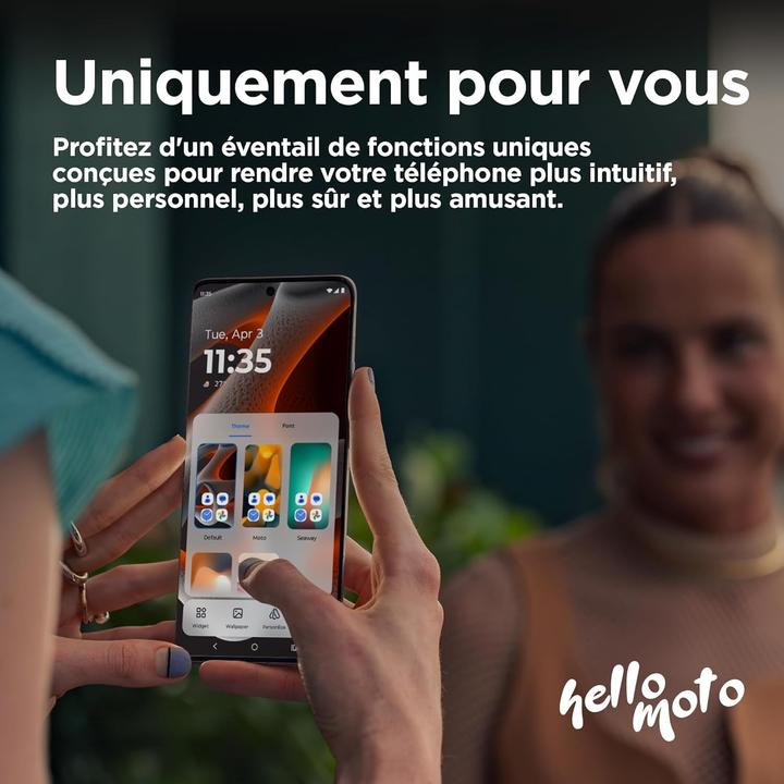 Actual product image Motorola Moto Edge 50 Pro Lavender L International (12 GB, Lavender)