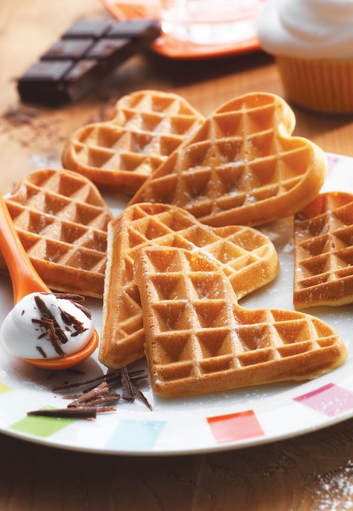 Actual product image Tefal Snack Collection heart wafers