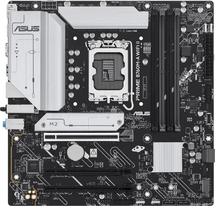 ASUS MB PRIME B760M-A WIFI II (LGA 1700, Intel B760, Micro ATX (mATX))