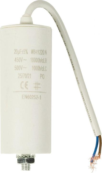 Actual product image Magni Capacitor 20.0uf / 450 V + cable