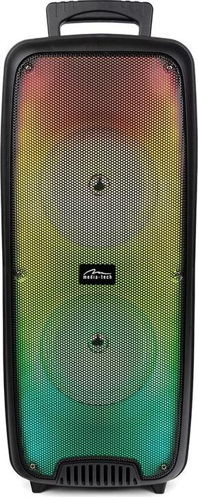 Produktbild Media-Tech FLAMEZILLA – Bluetooth 5.0 Lautsprecher mit KARAOKE, UKW-Radio & MP3-Player, FLAME-Beleuchtung, inkl (4 h)