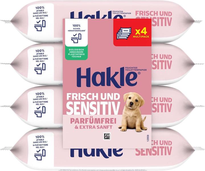 Produktbild Hakle Sensitive Sauberkeit (168 Stück)