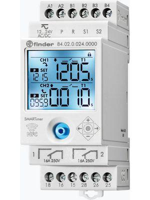 Produktbild Finder Multifunktions-Zeitrelais 12-24V AC/DC, 16A 84.02.0.024.0000