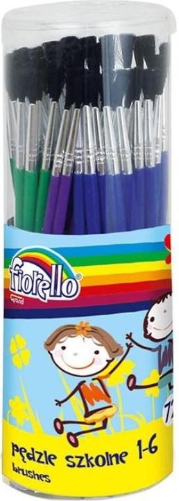 Actual product image Fiorello Watercolour brushes in tube no. 1-6 72 pieces