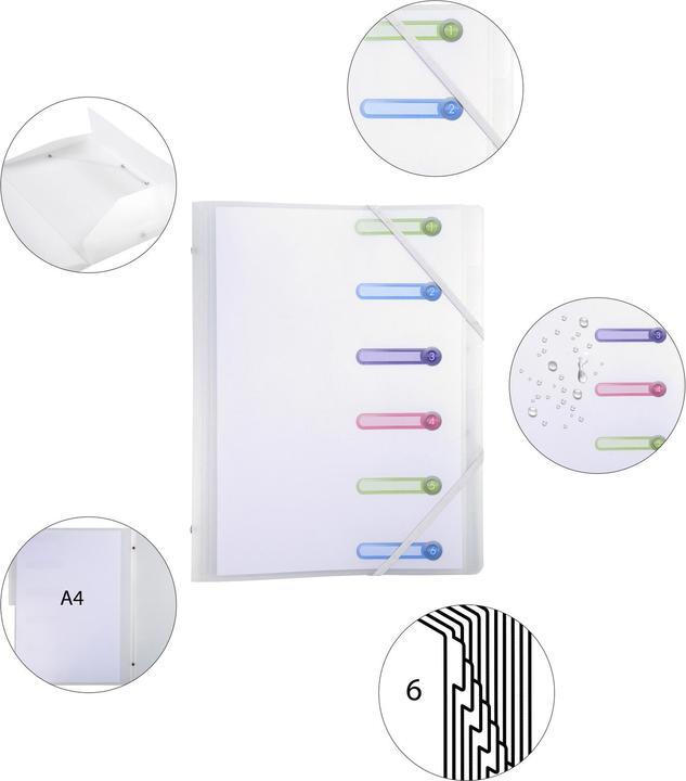 Actual product image Exacompta Stapled file folders (A4)