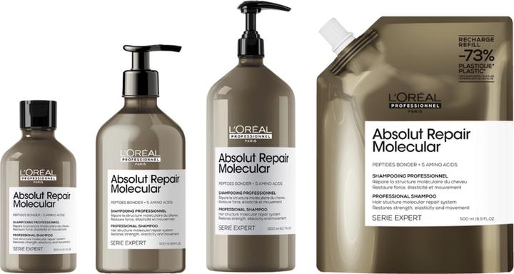 Actual product image L'Oréal Professionnel Series Expert Absolute Repair Molecular Refill (500 ml, Liquid shampoo)
