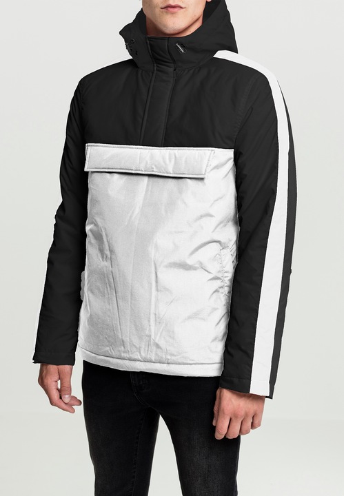 Immagine prodotto Urban Classics Giacca con cappuccio 3-Tone Padded Pull Over (XXL)