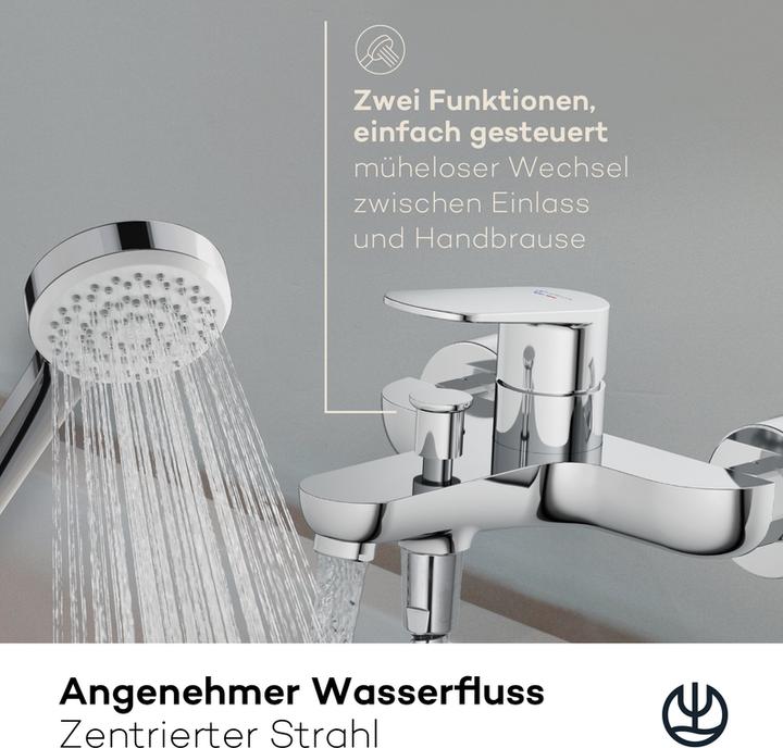Actual product image Kludi X1 Surface-mounted bath mixer
