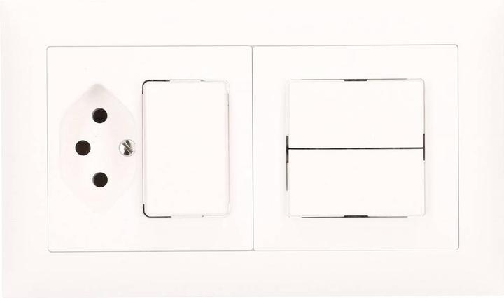 Actual product image Feller EdizioDue combination Scheme 3+3 / Scheme 3/Type 13 UP