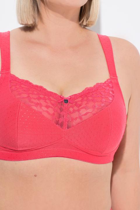 Produktbild Ulla Popken Komfort-BH, Spitze bügellos, Cup C -E (95 F)