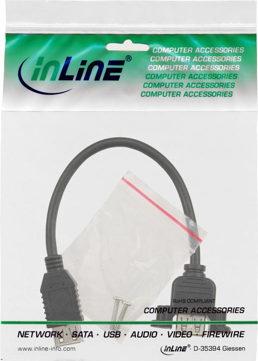 Image du produit InLine Câble adaptateur USB 2.0 (0.20 m, USB 2.0)
