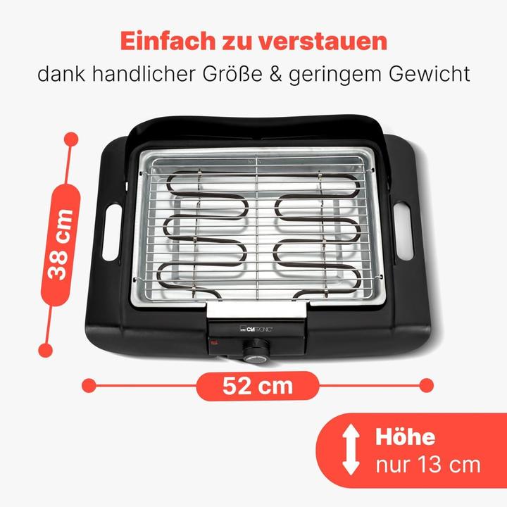 Produktbild Clatronic Stand- und Tischgrill (2 kW)