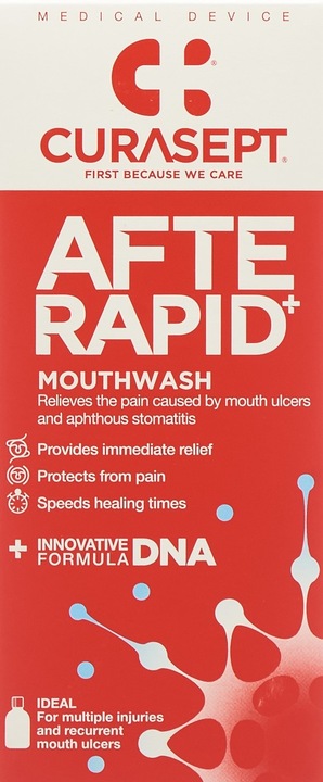 Image du produit Curasept AFTE RAPID DNA solution de rinçage 125 ml (125 ml, Bains de bouche)