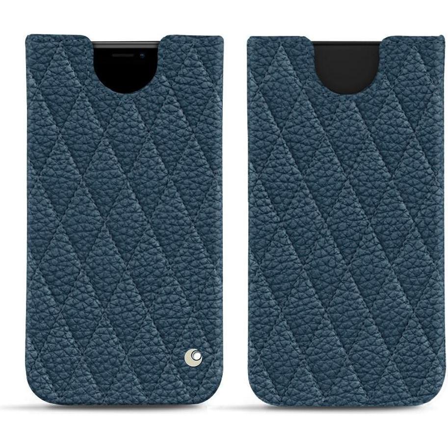 Noreve Lederschutzhülle (Apple iPhone XR), Smartphone Hülle, Blau