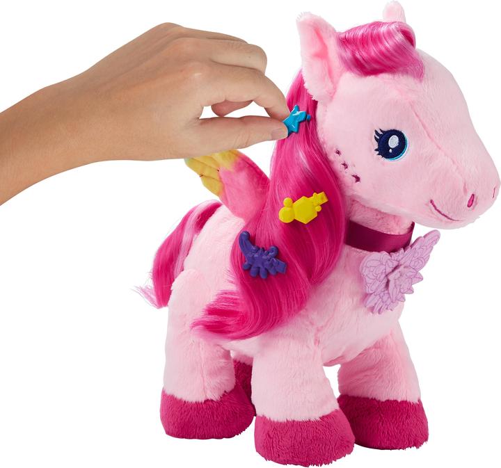 Actual product image Barbie Touch of Magic™ Walk & Flutter Pegasus Plush (29.21 cm)