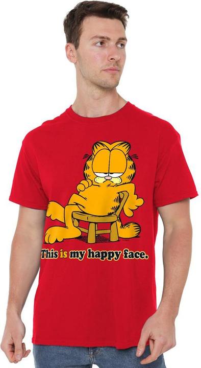 Immagine prodotto Garfield Happy Face Maglietta Uomo (S)