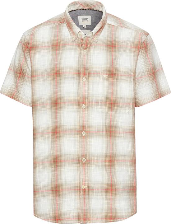 Image du produit Camel Active Kariertes Kurzarmhemd aus reiner Baumwolle (4XL)