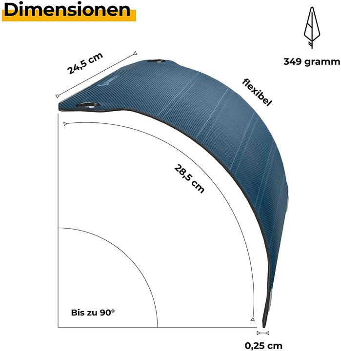 Produktbild Sunny Bag Flexibles Solarpanel (6 W, 0.20 kg)