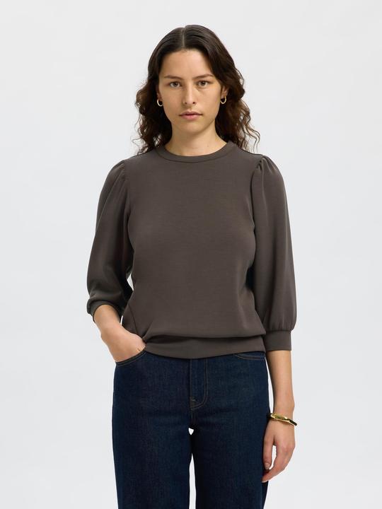 Actual product image Selected Femme Slftenny 3/4 Sweat Top Noos (S)