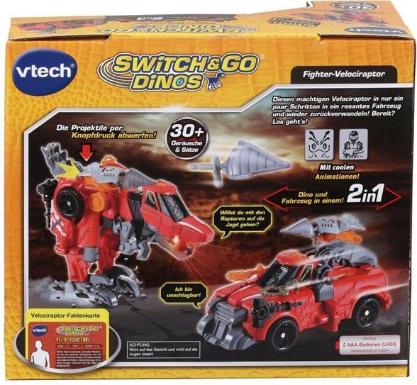 Produktbild VTech Switch & Go Dinos - Fighter-Velociraptor