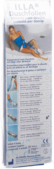 Produktbild Illa Dusch Schutzfolie Arm kurz (Duschen / Baden)