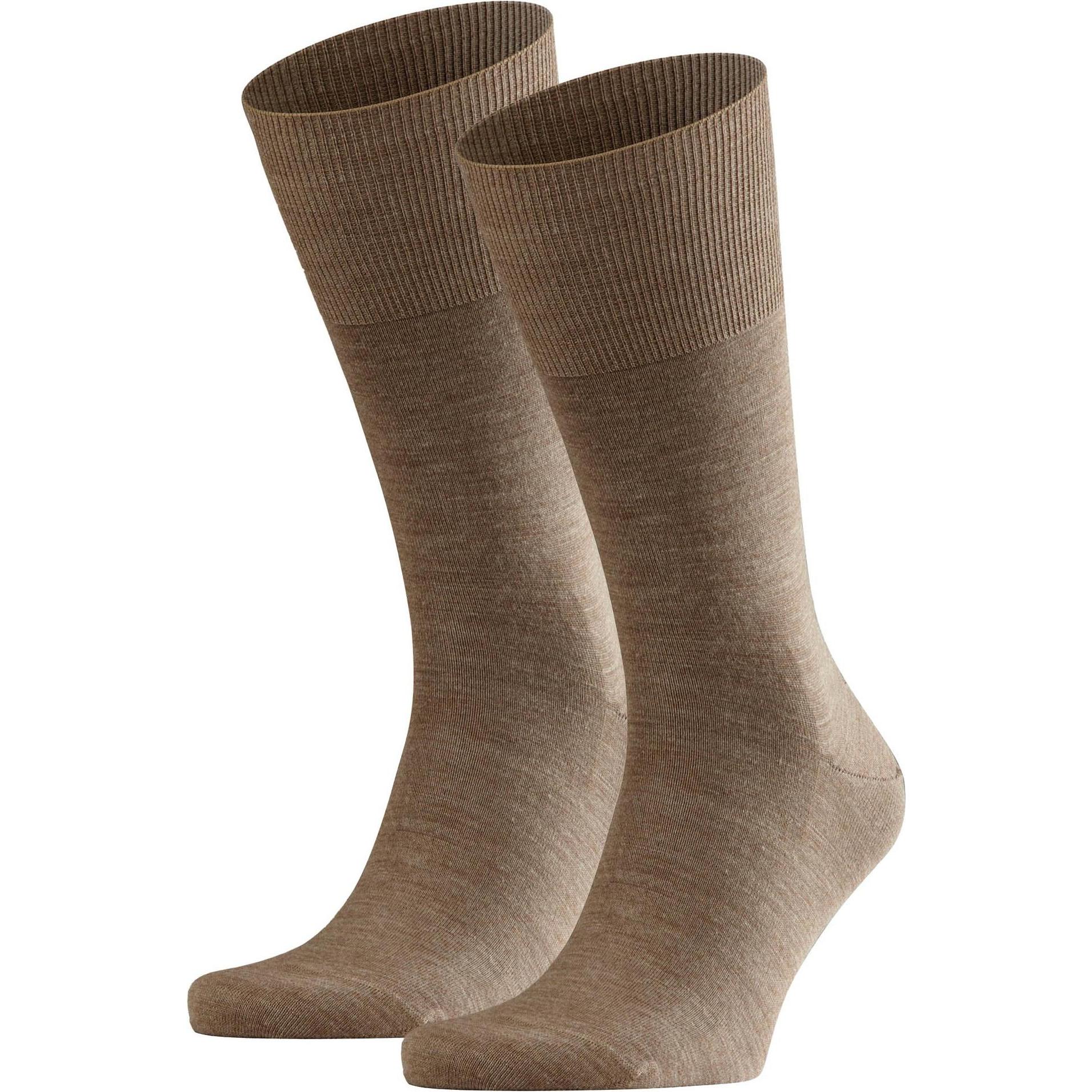 Falke, Herren, Socken, Airport SO, Braun, (2er Pack, 41 - 42)