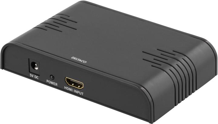 Deltaco signalomvandlare hdmi till scart pal svart (Scart, 8.50 cm)