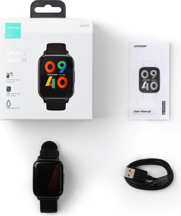 Produktbild Joyroom Fit-Life smartwatch dark gray (JR-FT3) (37 mm)