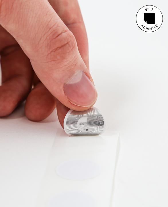 Actual product image Deltalabs Set of 10 NFC Tag Stickers 504 bytes