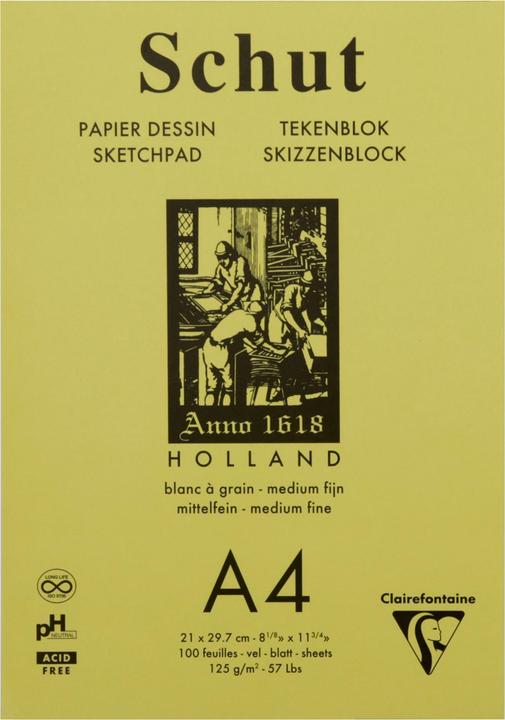 Image du produit Clairefontaine Techniques sèches (125 g/m²)