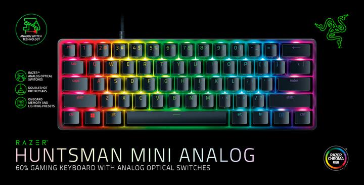 Productafbeelding Razer Huntsman Mini (analoge schakelaar) (DE, Bedraad)