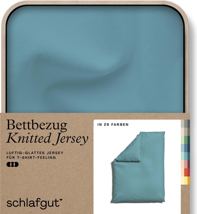 Immagine prodotto schlafgut Knitted Jersey (Copripiumino, 140 x 200 cm)